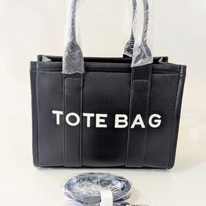 Elegant Black Tote Bag
